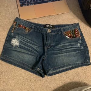 Rewash Denim Short Shorts